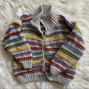 ❤️Hand Knit Crochet❤️Sweater❤️Unisex❤️Size 5/6